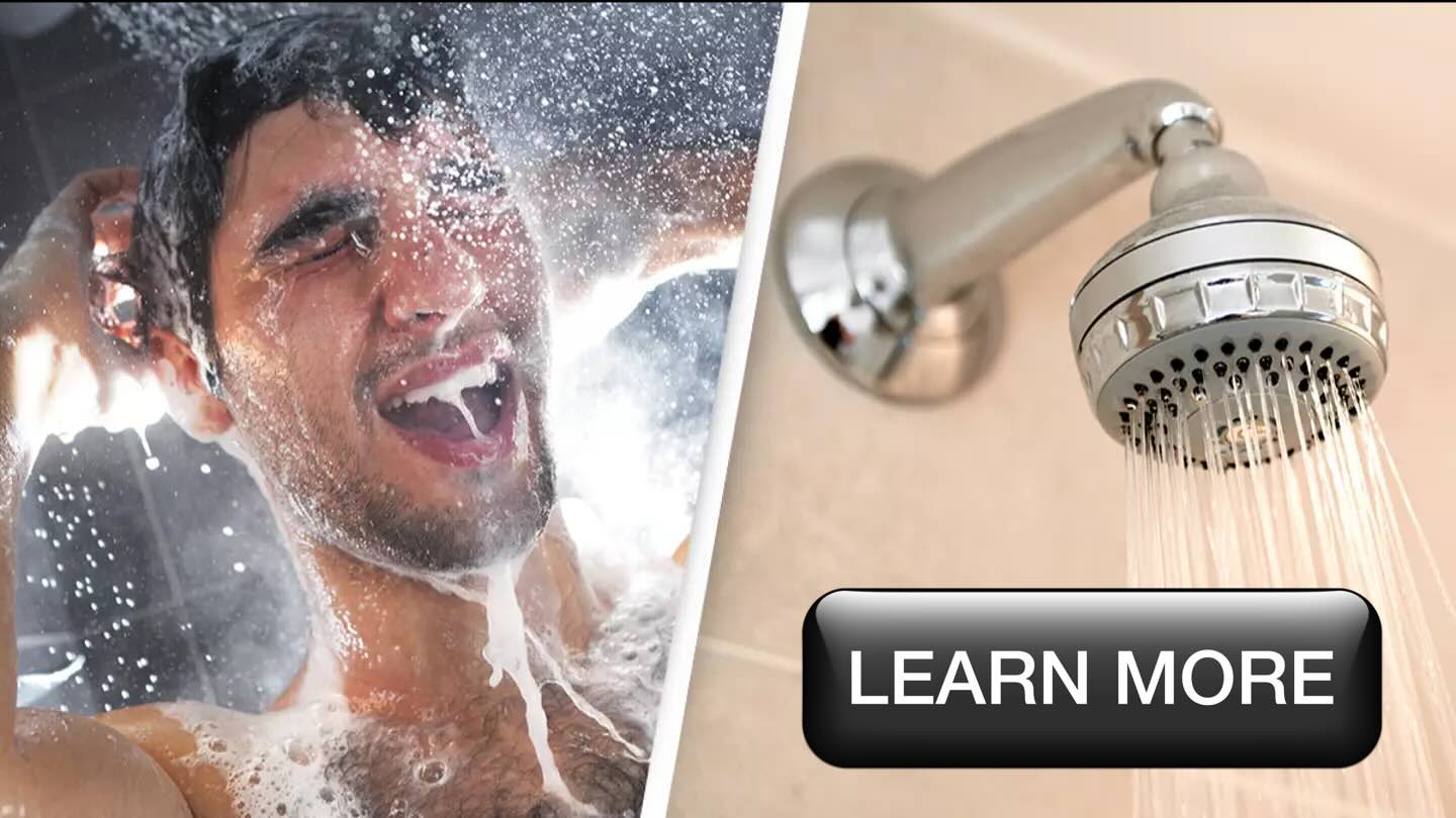 showering…